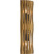 Aven 4 Light 6.75 inch Sand Coal Black and Legacy Brass ADA Wall Sconce Wall Light