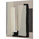 Woltz Brown and Cream with Black Abstract Wall Art