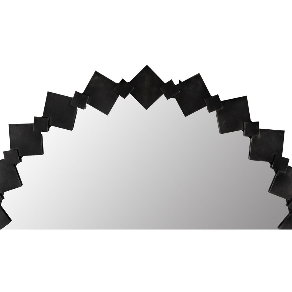 Aya 79 X 40 inch Unfinished Industrial Steel Mirror