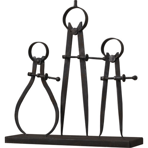 Compass and Caliper Antique Black Object