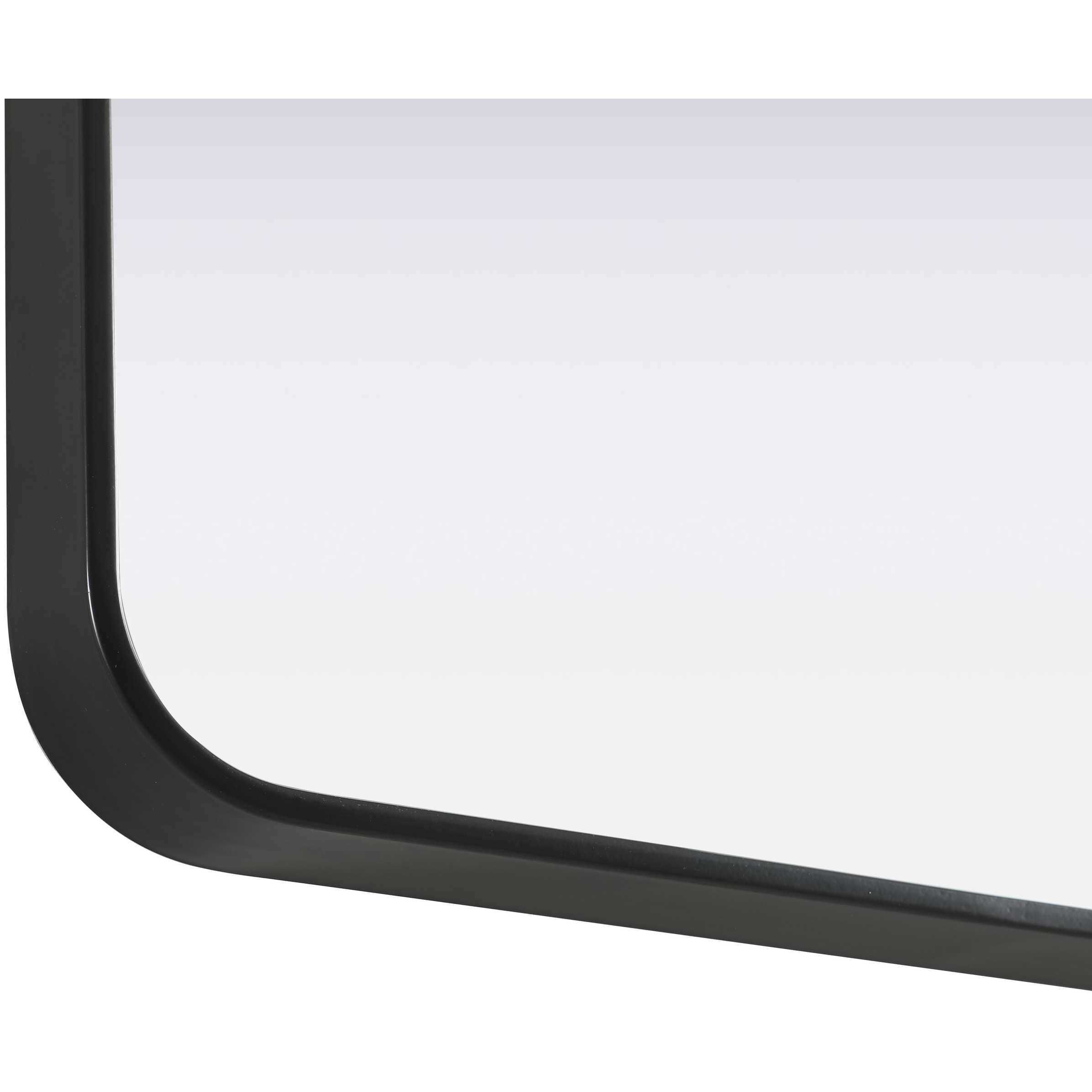 Remy 24 X 24 inch Black Mirror