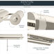 Kenton 26 watt 18 inch Polished Nickel Picture Light Wall Light
