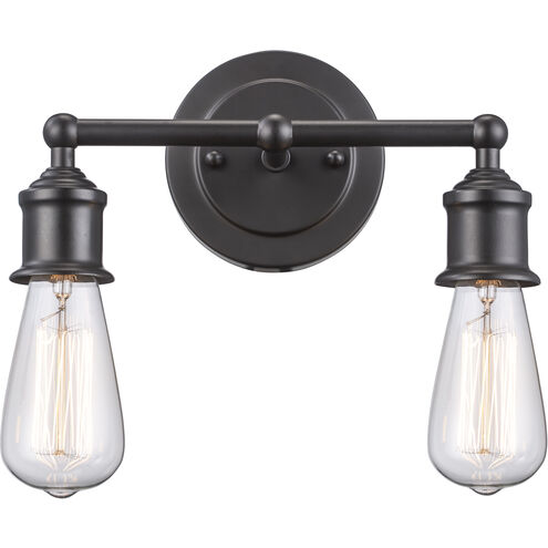 Underwood 2 Light 11 inch Rubbed Oil Bronze Vanity Bar Wall Light