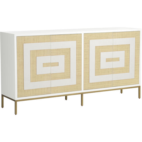 Sloan Street White/Cream Cabinet