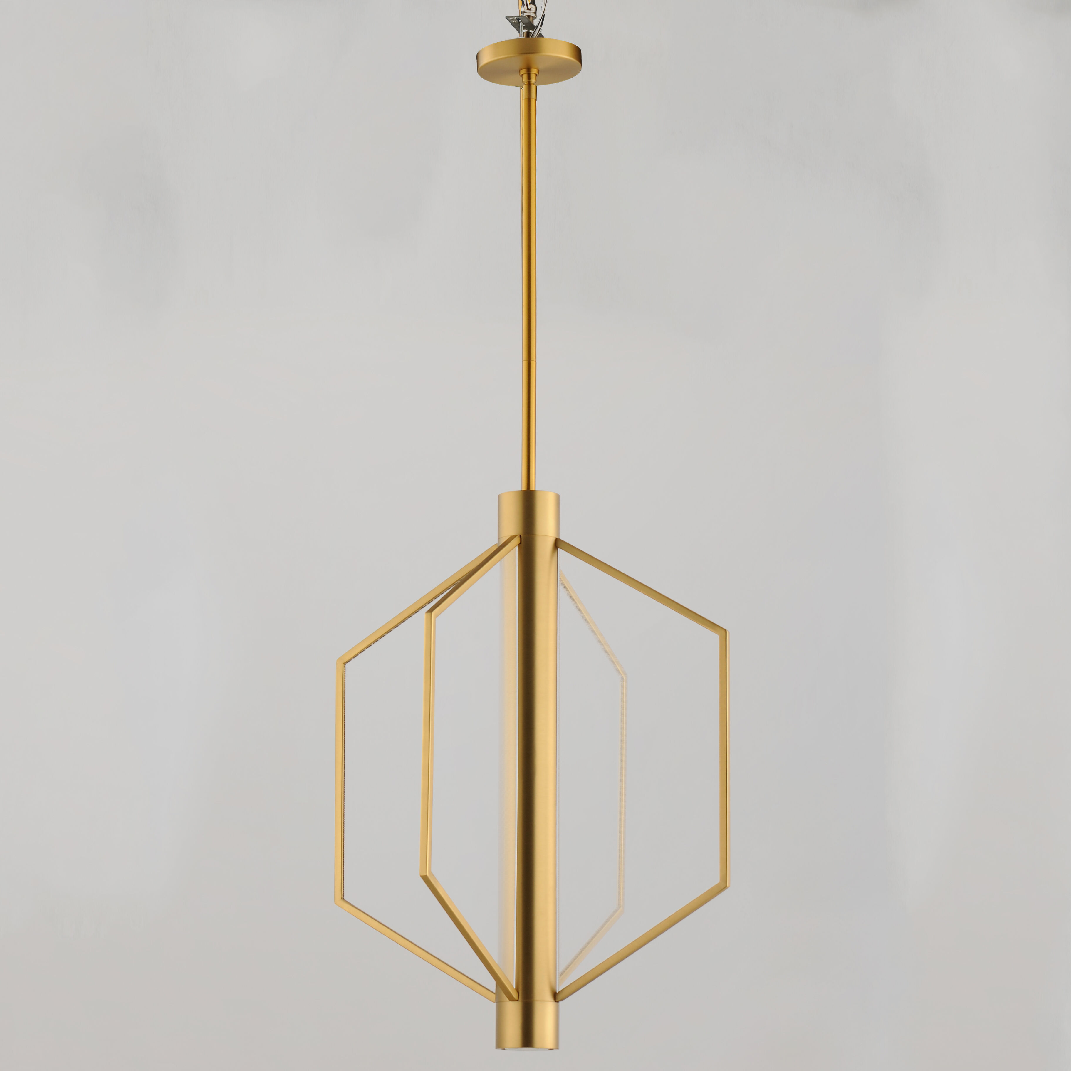 Telstar LED 18 inch Natural Aged Brass Single Pendant Ceiling Light