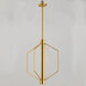Telstar LED 18 inch Natural Aged Brass Single Pendant Ceiling Light