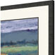 Landscapes Collection Blue Framed Art