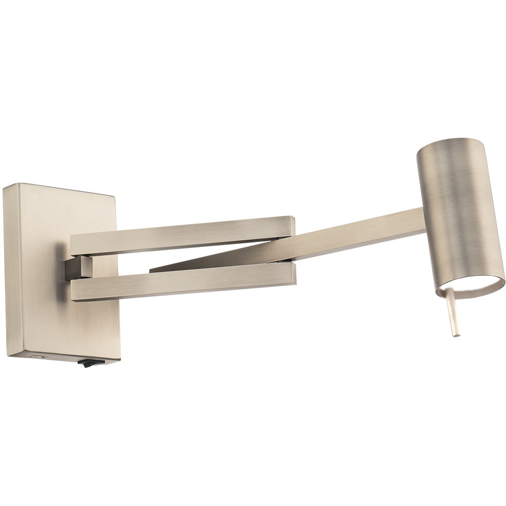 Gavel Indoor Wall Lighting in Brushed Nickel