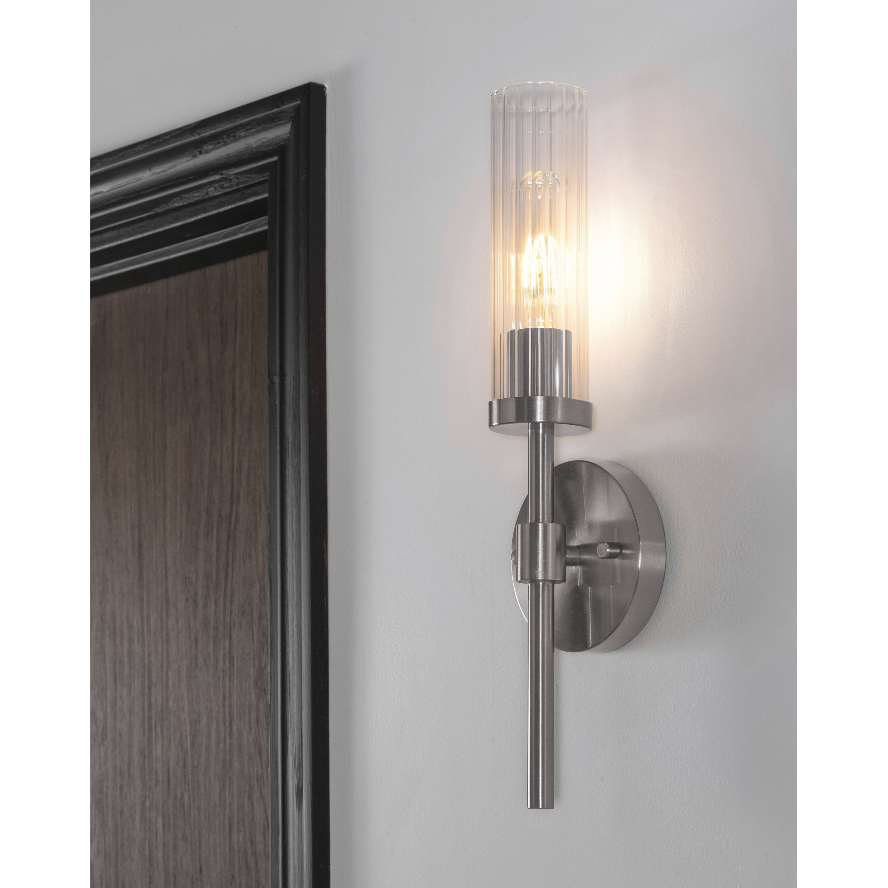 Huntington 1 Light 4.5 inch Satin Nickel ADA Wall Sconce Wall Light