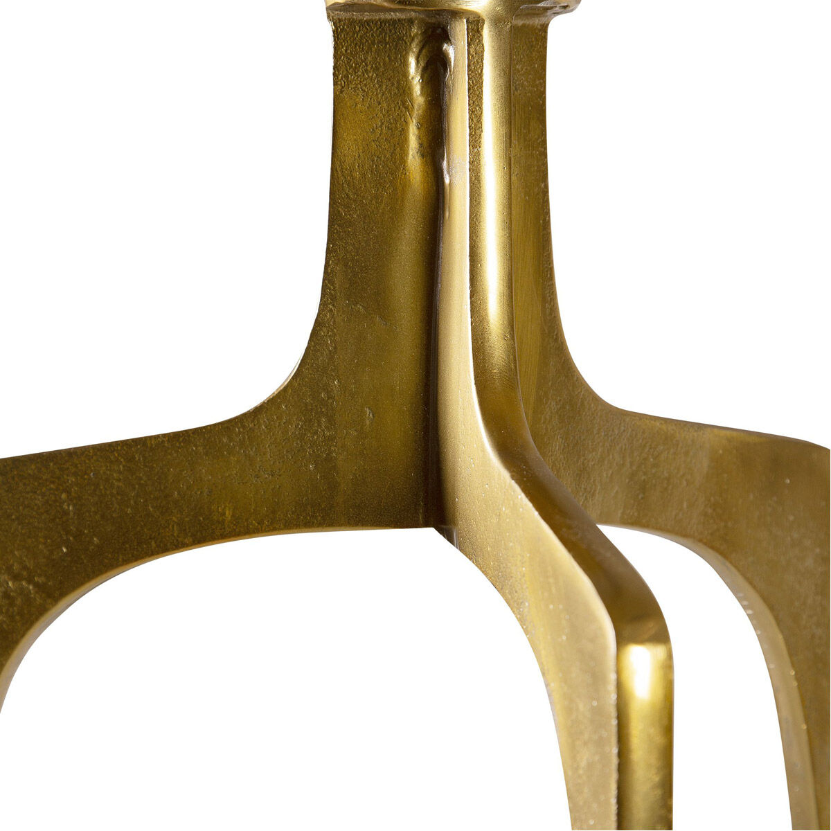 Kenna 25 X 16 inch Textured Soft Gold Accent Table