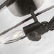 Chapman & Myers Lorford LED 15.5 inch Aged Iron Semi-Flush Ceiling Light, Medium