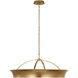 Thomas O'Brien Garland LED 30 inch Gild Dual Lit Ring Chandelier Ceiling Light
