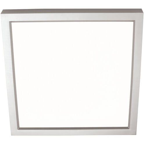 Edge Square LED 4.4 inch Satin Nickel Flush Mount Ceiling Light