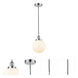 Edison Beacon 1 Light 8 inch Polished Chrome Mini Pendant Ceiling Light