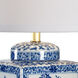 Chelsea House 32 inch 100.00 watt Hand Painted Table Lamp Portable Light, Large