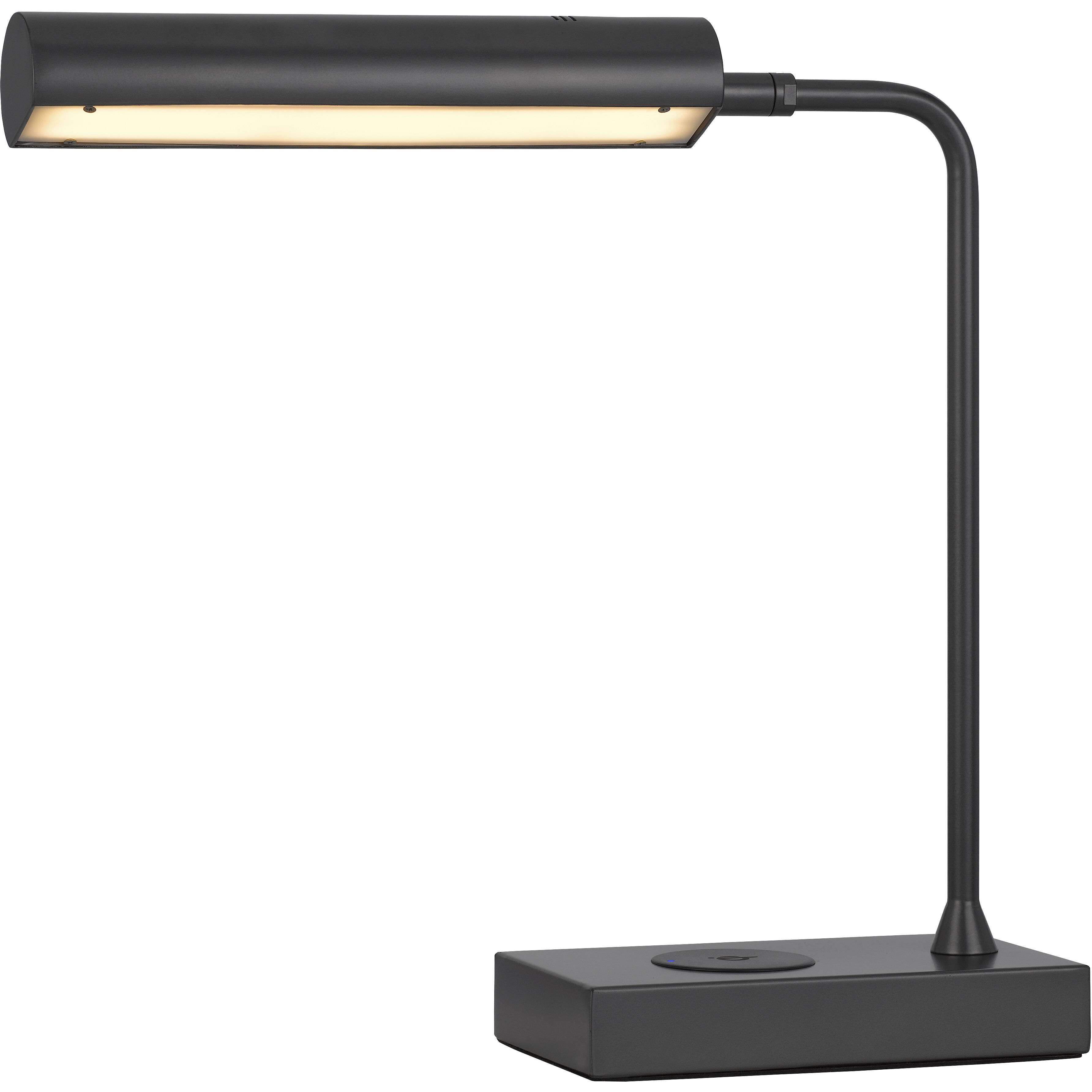 Delray 18 inch 12.00 watt Matte Black Table Lamp Portable Light