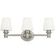 Sean Lavin Xavierre 3 Light 23.13 inch Satin Nickel Vanity Light Wall Light