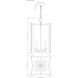 Brookline 4 Light 13 inch Pewter / Greywood Foyer Ceiling Light