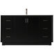Hayes 60 X 22 X 35 inch Black Vanity Sink Set