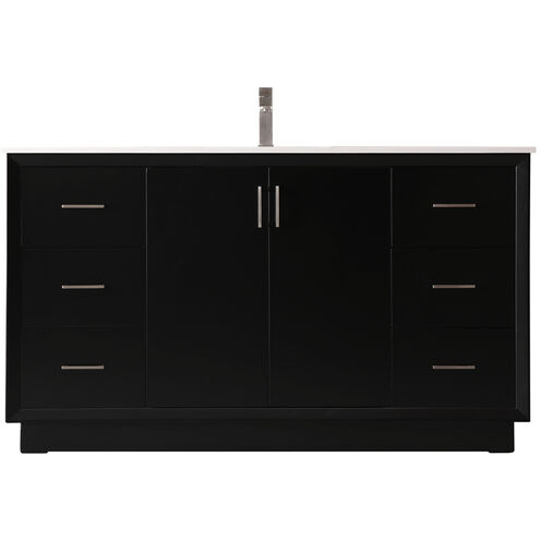 Hayes 60 X 22 X 35 inch Black Vanity Sink Set