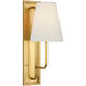 Visual Comfort Signature Collection Amber Lewis Rui LED 5 inch Hand-Rubbed Antique Brass Sconce Wall Light AL2060HAB-L - Open Box