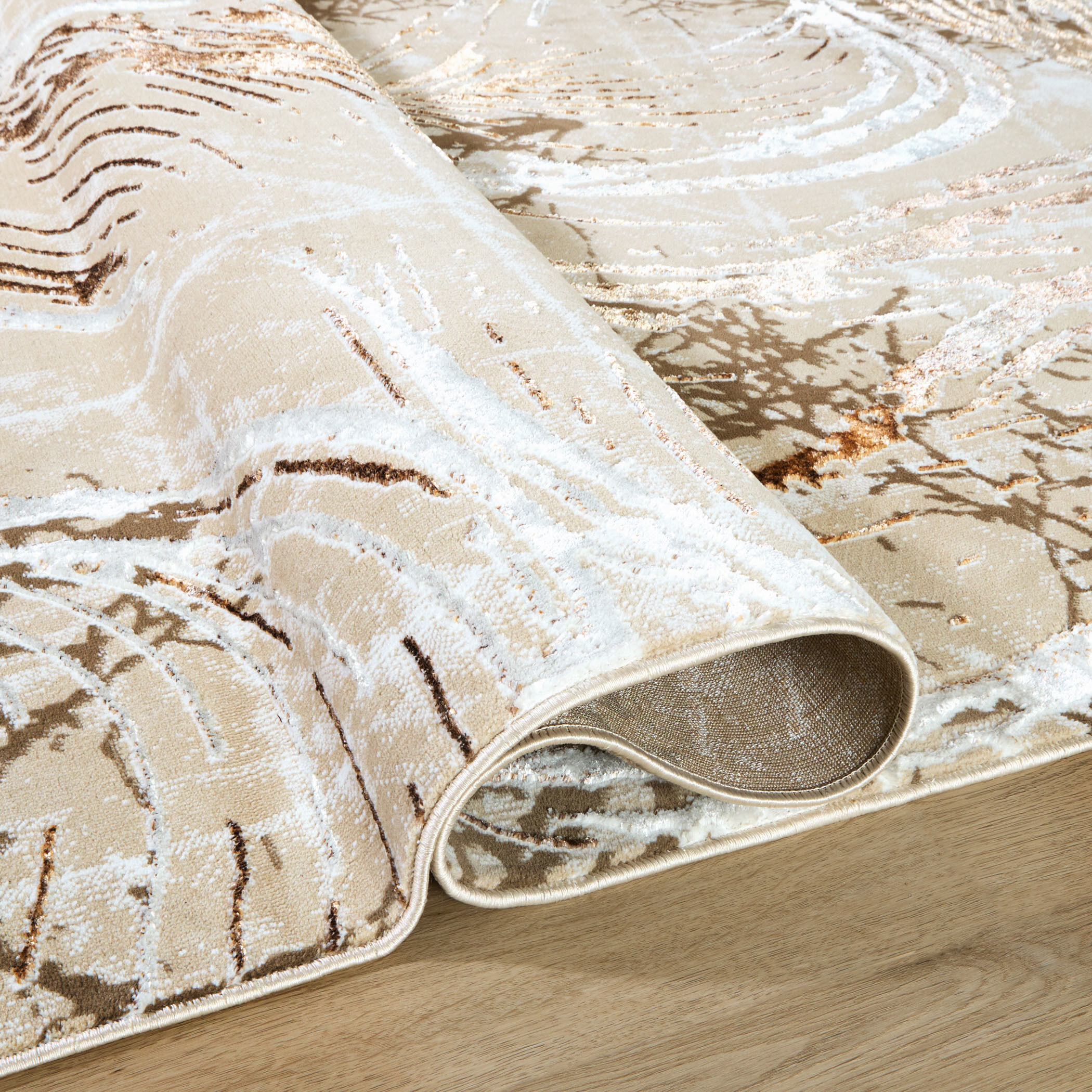 Piave 36 X 24 inch Earth Tones Rug in 2 x 3