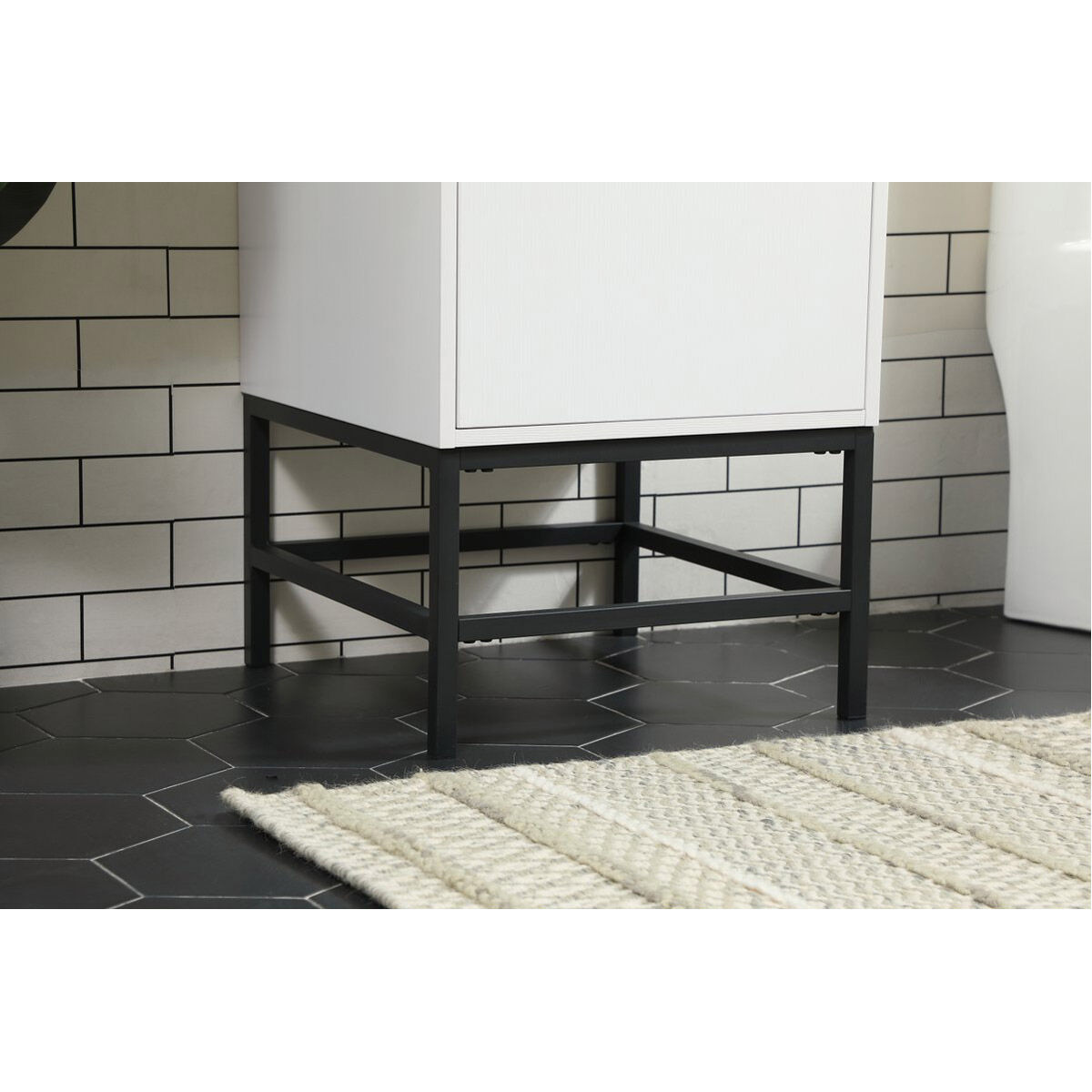 Eugene 19 X 18 X 33.5 inch White Vanity Sink Set