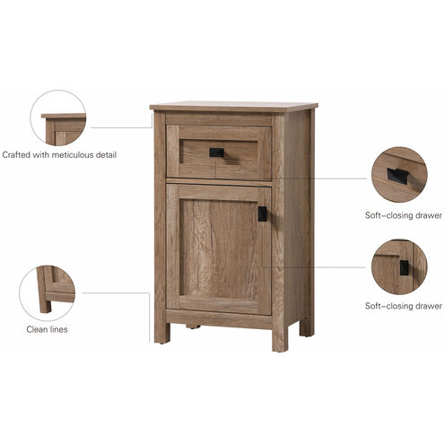 Adian Natural Oak Bathroom Storage Cabinet