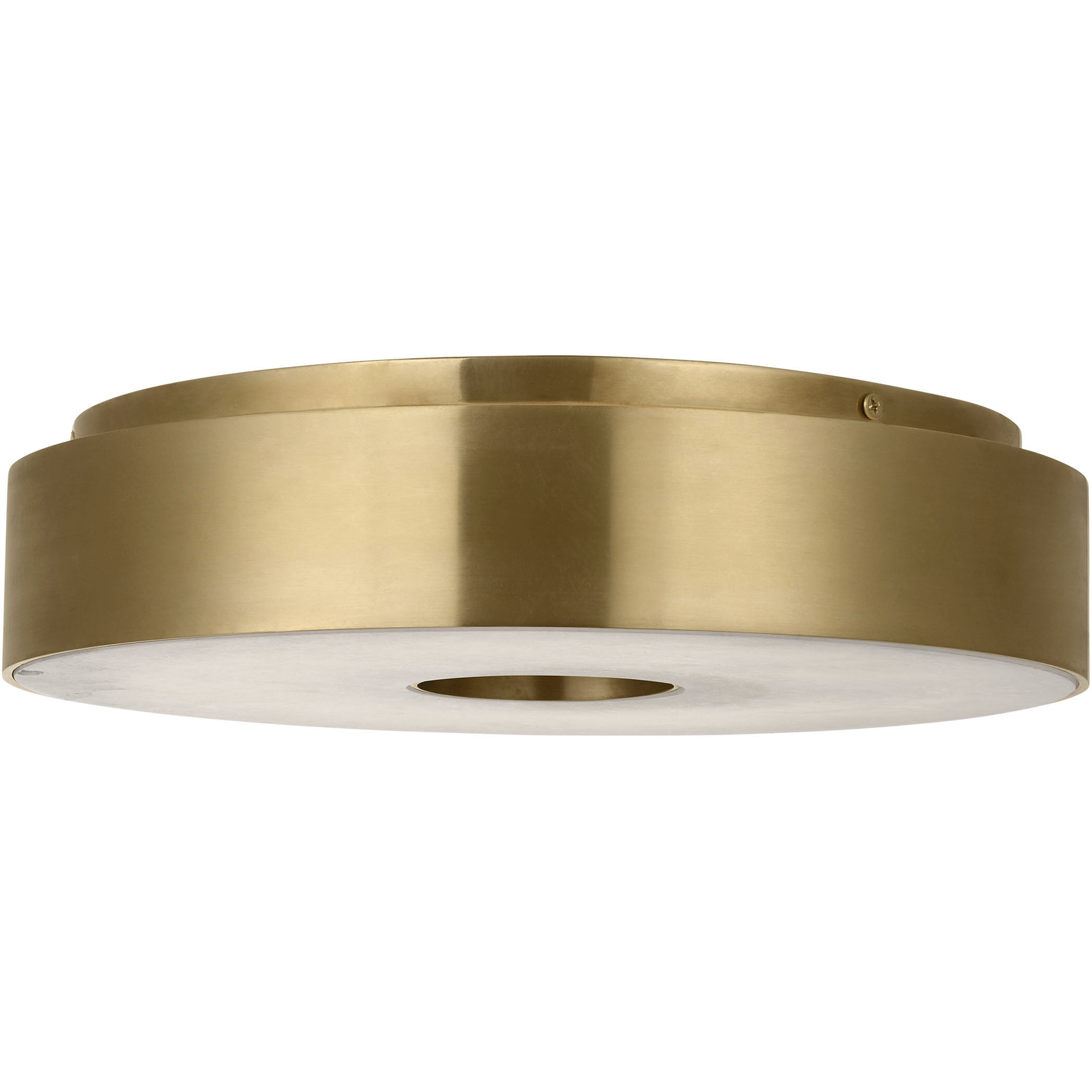Kelly by Kelly Wearstler Wyllis LED 12 inch Hand Rubbed Antique Brass Flush Mount Ceiling Light