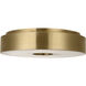 Kelly by Kelly Wearstler Wyllis LED 12 inch Hand Rubbed Antique Brass Flush Mount Ceiling Light