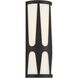 Royston Bath Sconce Wall Light in Black