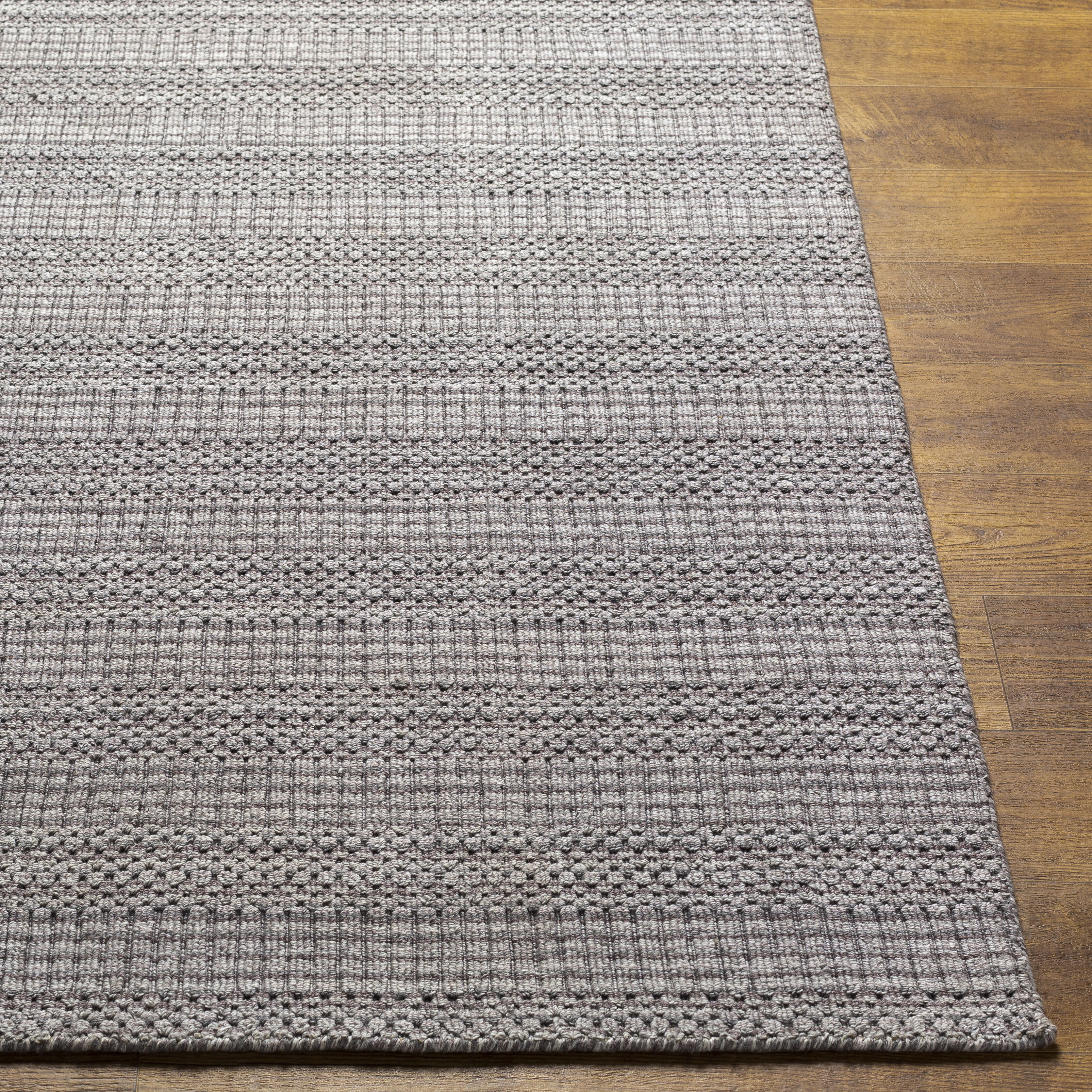 Hickory 90 X 60 inch Grey Rug, Rectangle