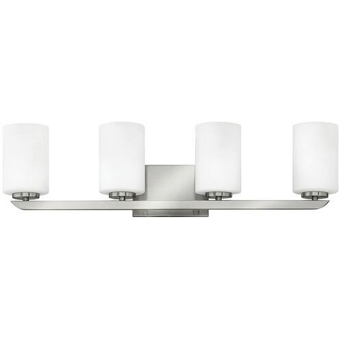 Kyra 4 Light 30 inch Brushed Nickel Vanity Light Wall Light
