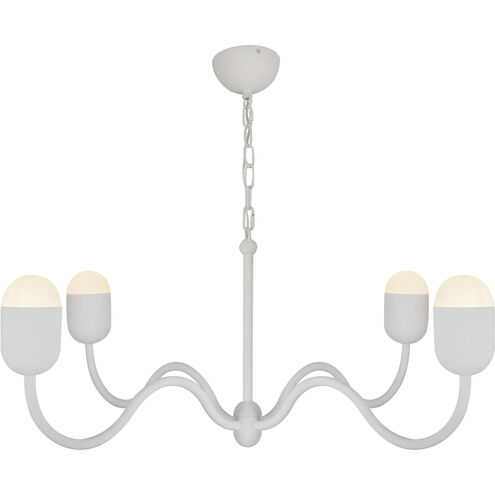 Alora Mood Effie 4 Light 39 inch Antique White Chandelier Ceiling Light