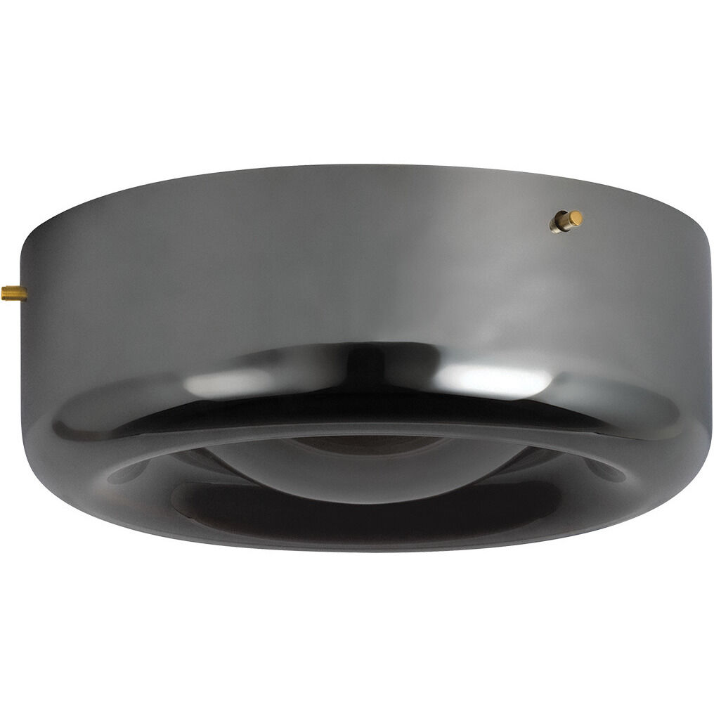 Eldred LED 15 inch Aged Brass Flush Mount Ceiling Light