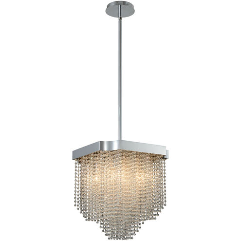 Tenda 5 Light 20 inch Chrome Pendant Ceiling Light