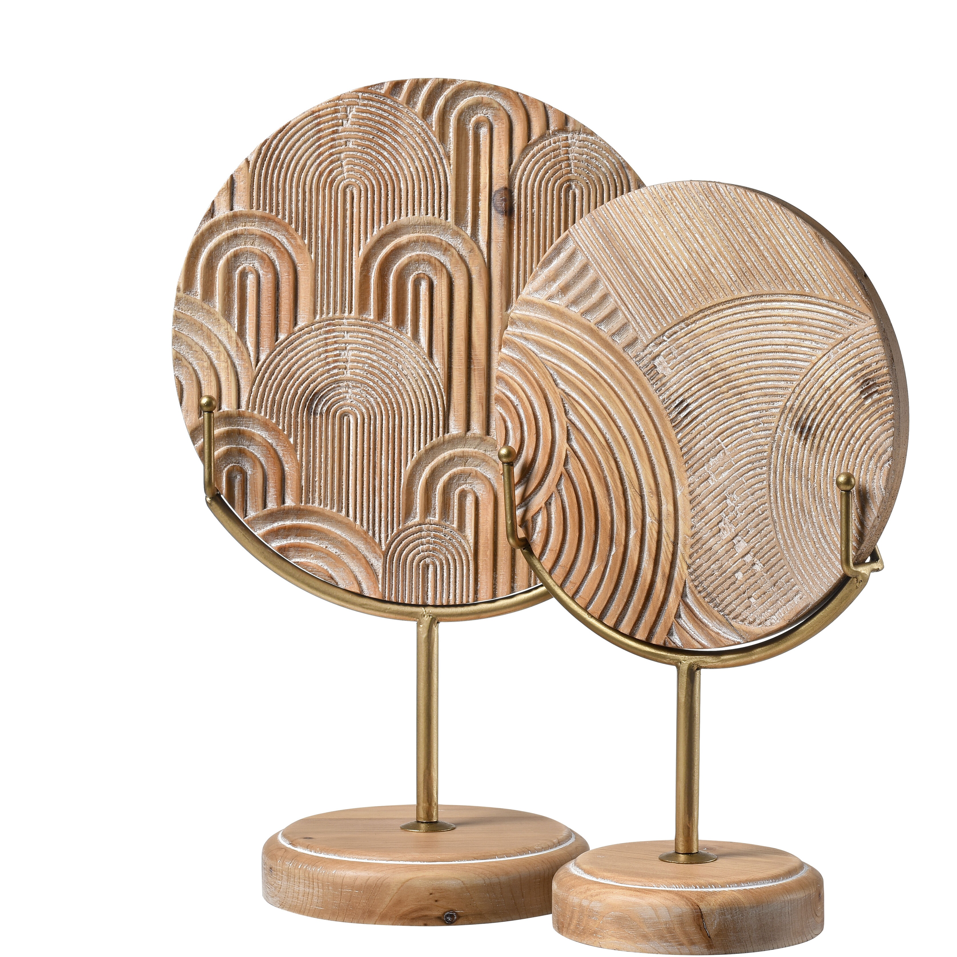 Lambert Natural with Gold Carved Object