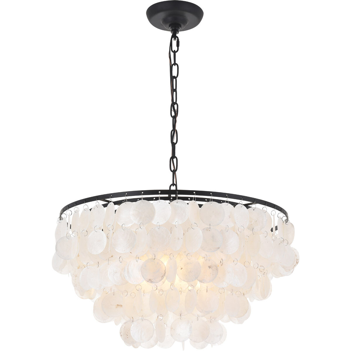 Selene 4 Light 20 inch Black Pendant Ceiling Light