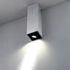 Box LED 6 inch Brushed Aluminum Flush Mount Ceiling Light