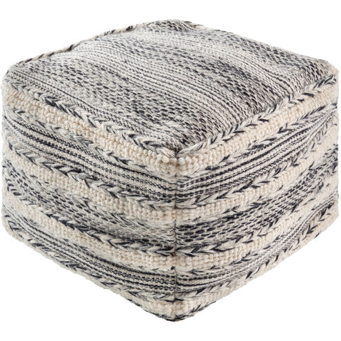 Kimba Black/Cream Pouf