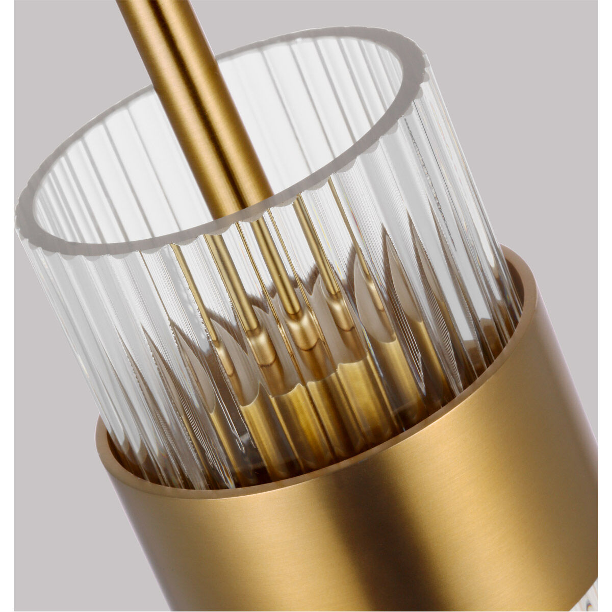 C&M by Chapman & Myers Geneva 1 Light 5 inch Burnished Brass Pendant Ceiling Light