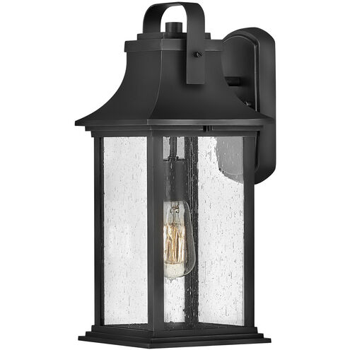 Grant Outdoor Wall Mount Lantern in Textured Black