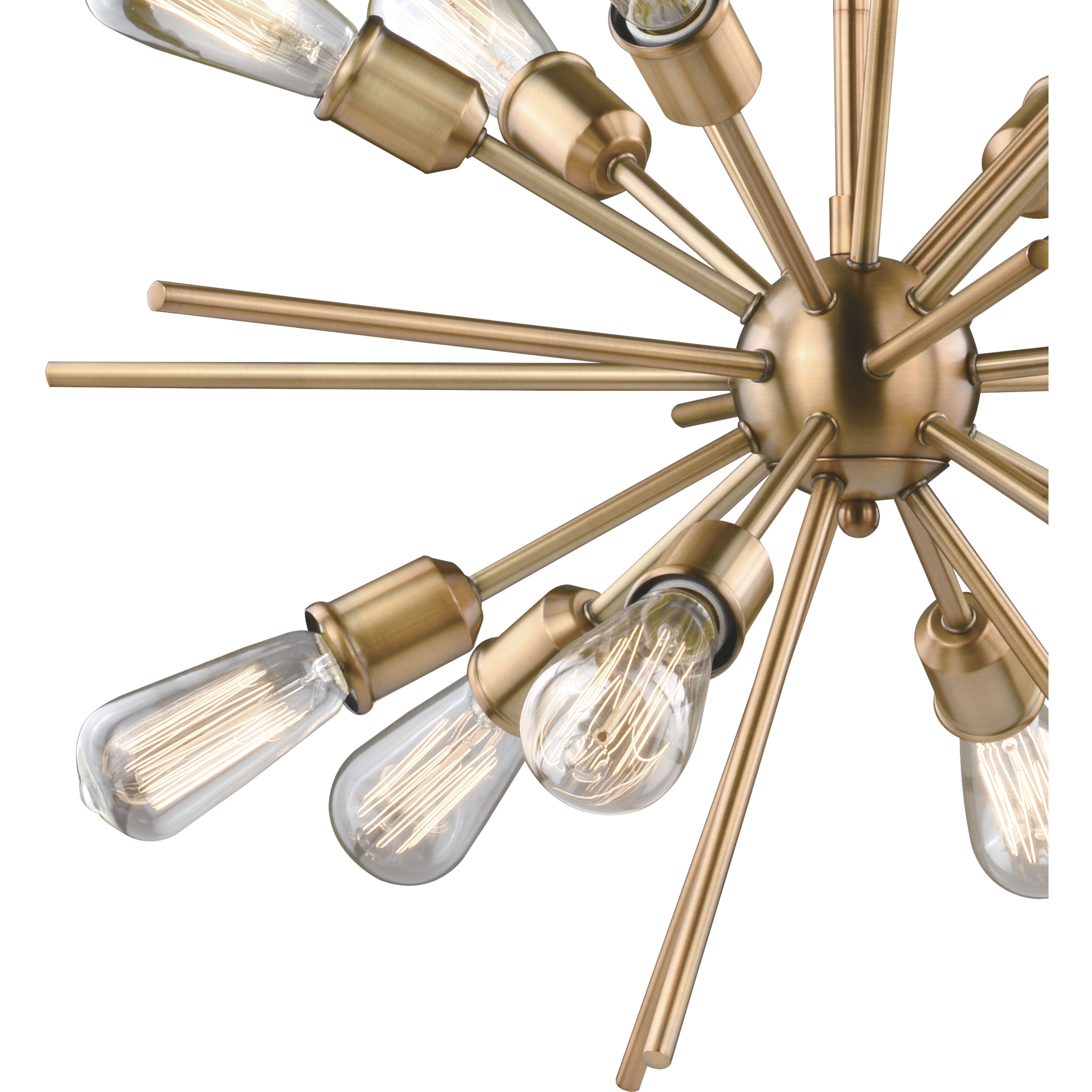 Estelle LED 27.5 inch Natural Brass Pendant Ceiling Light