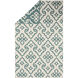Juniper 36 X 24 inch Ivory, Teal Rug