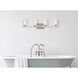 Cassie 4 Light 32 inch Stain Nickel Bath Sconce Wall Light