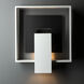 Shadow Box 1 Light 11.7 inch Coastal White and Coastal Black Outdoor Sconce, Medium