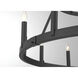 Dutton 18 Light 42.75 inch Coal Chandelier Ceiling Light
