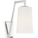 Avon 10.25 inch 60.00 watt Polished Nickel Task Sconce Wall Light