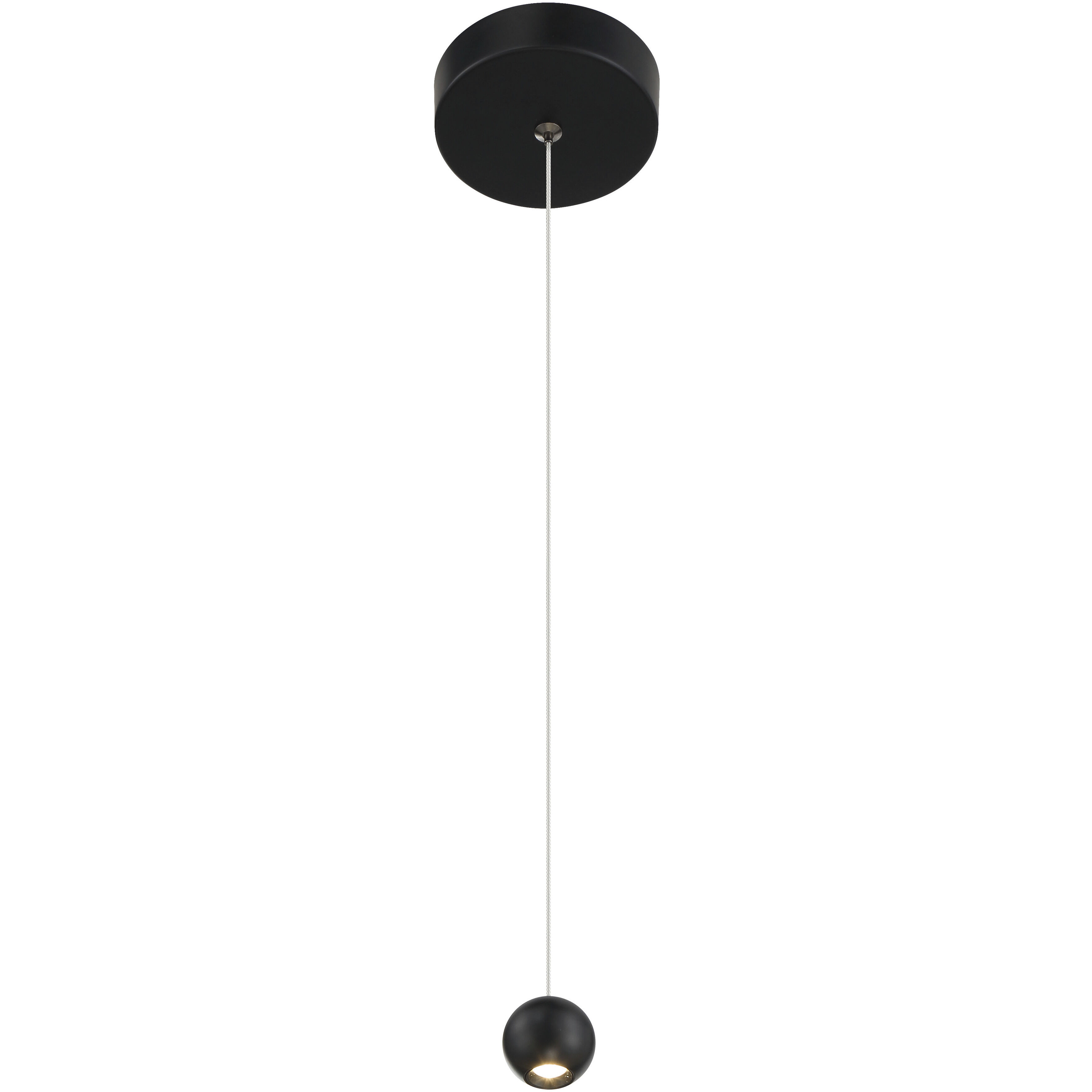 Itty LED 2 inch Coal Mini Pendant Ceiling Light