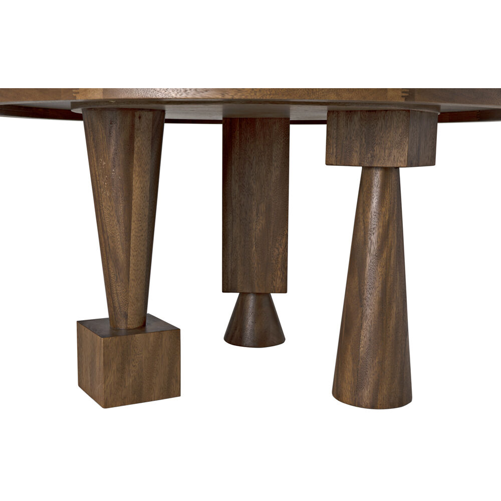 Hybrid 60 X 60 inch Dark Walnut Dining Table